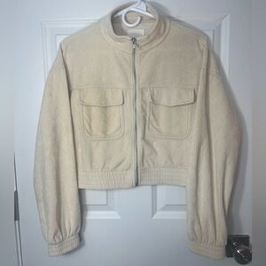 Aerie Cropped Corduroy Jacket-Layer in Excellent condition- zero callouts